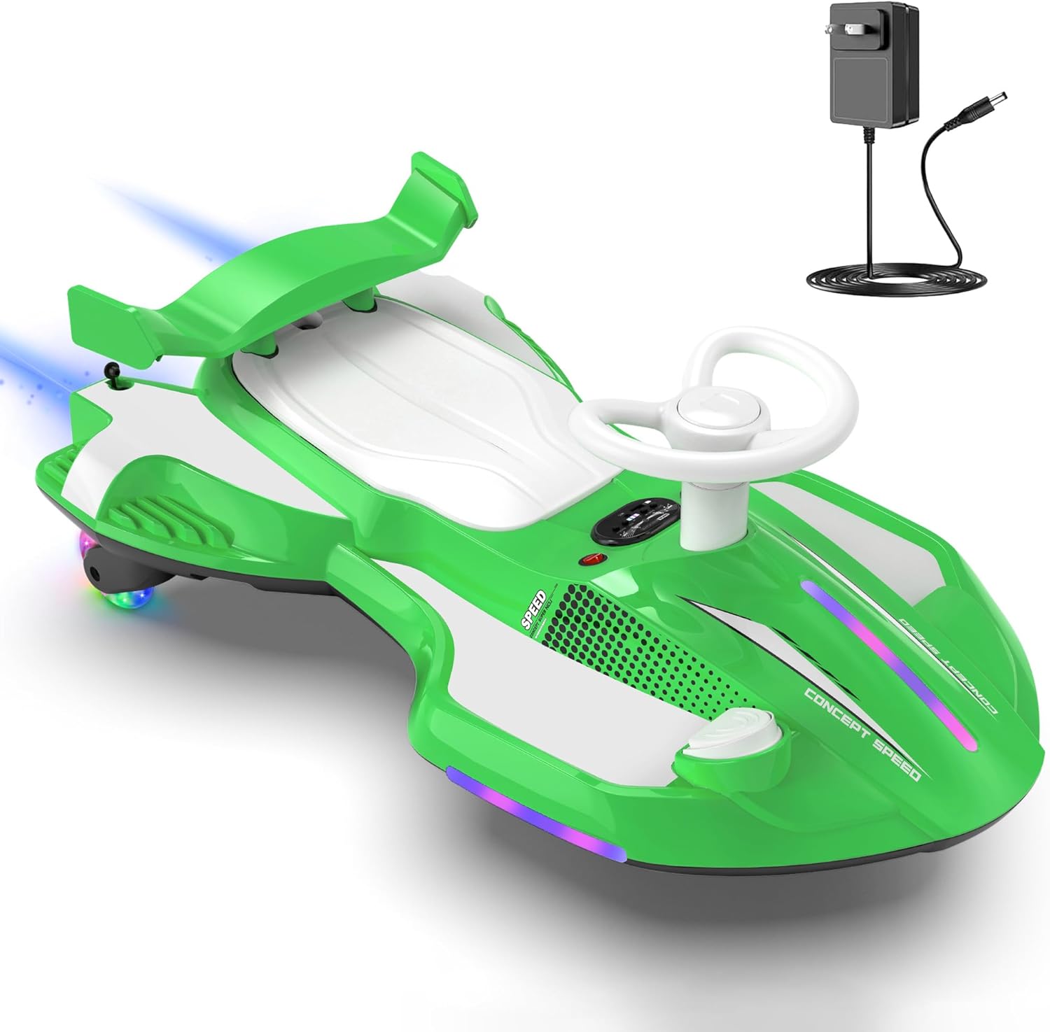 🎉Factory direct 12V Electric Wiggle Ride-On Car for Kids – Rechargeable 2-in-1 Swing Toy with Pedal