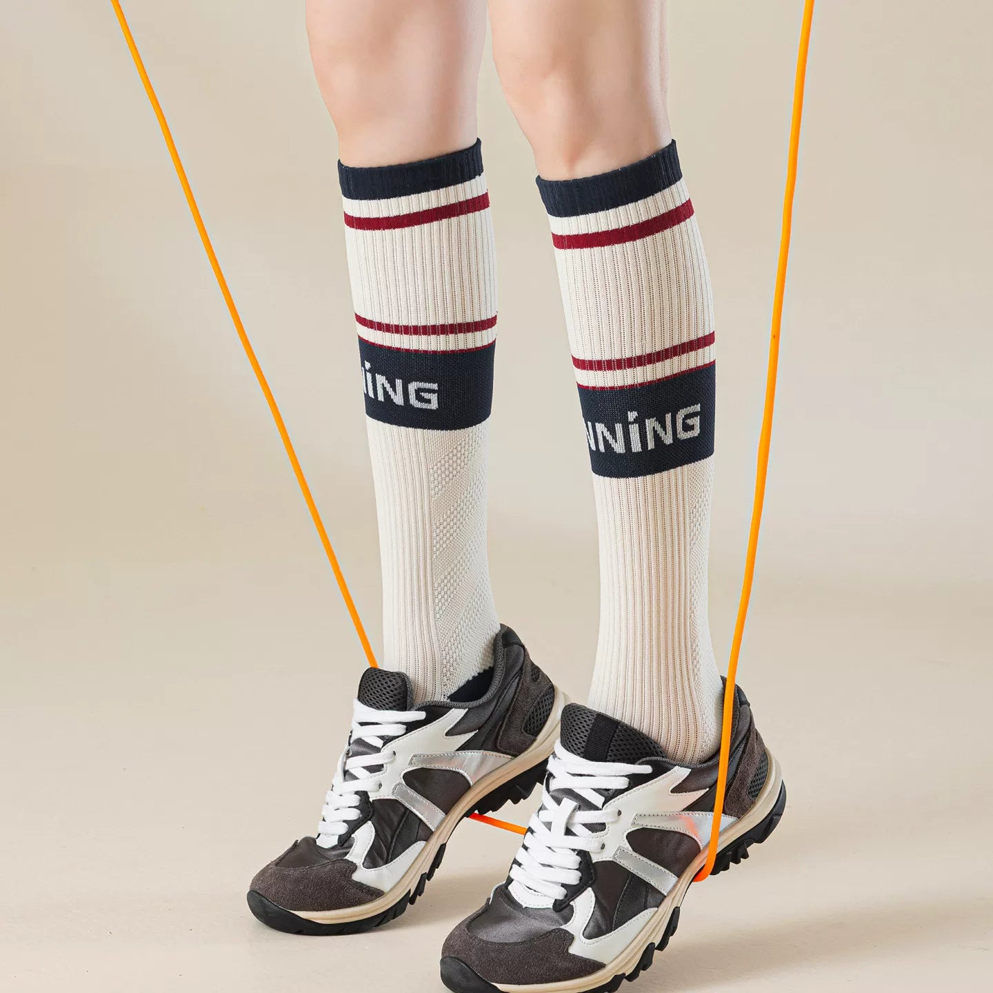 Crystorax | Women’s Calf-Length Knit Socks for Everyday Wear