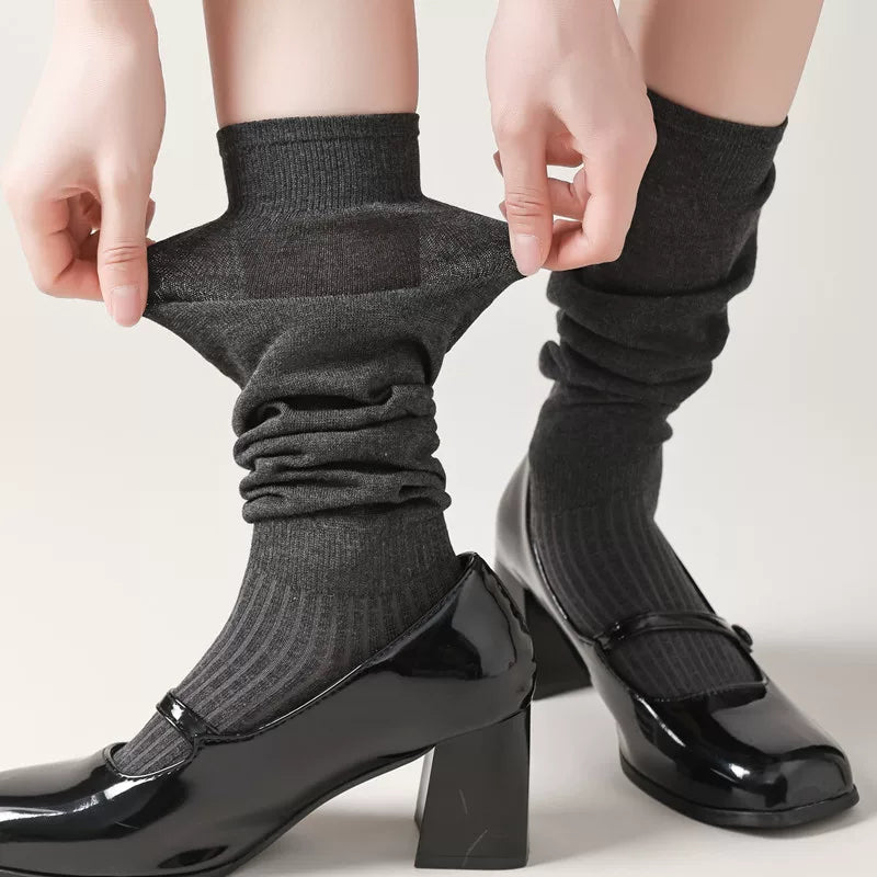 Crystorax | Lightweight Thin Calf Socks for Women Everyday Use