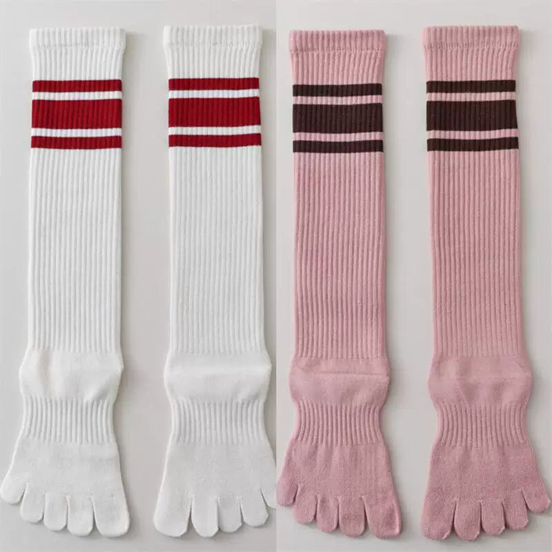 Crystorax | Women’s Long Five-Finger Socks with Split-Toe Design