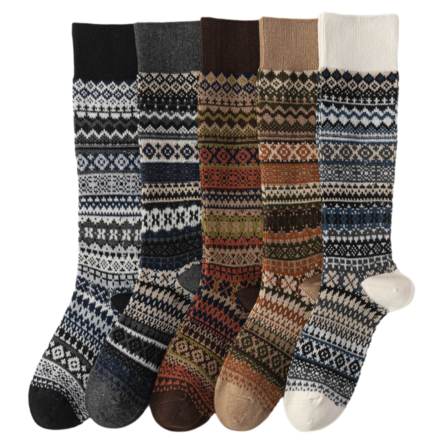 Crystorax | Women’s Thick Knit Socks with Calf Coverage for Cold Weather