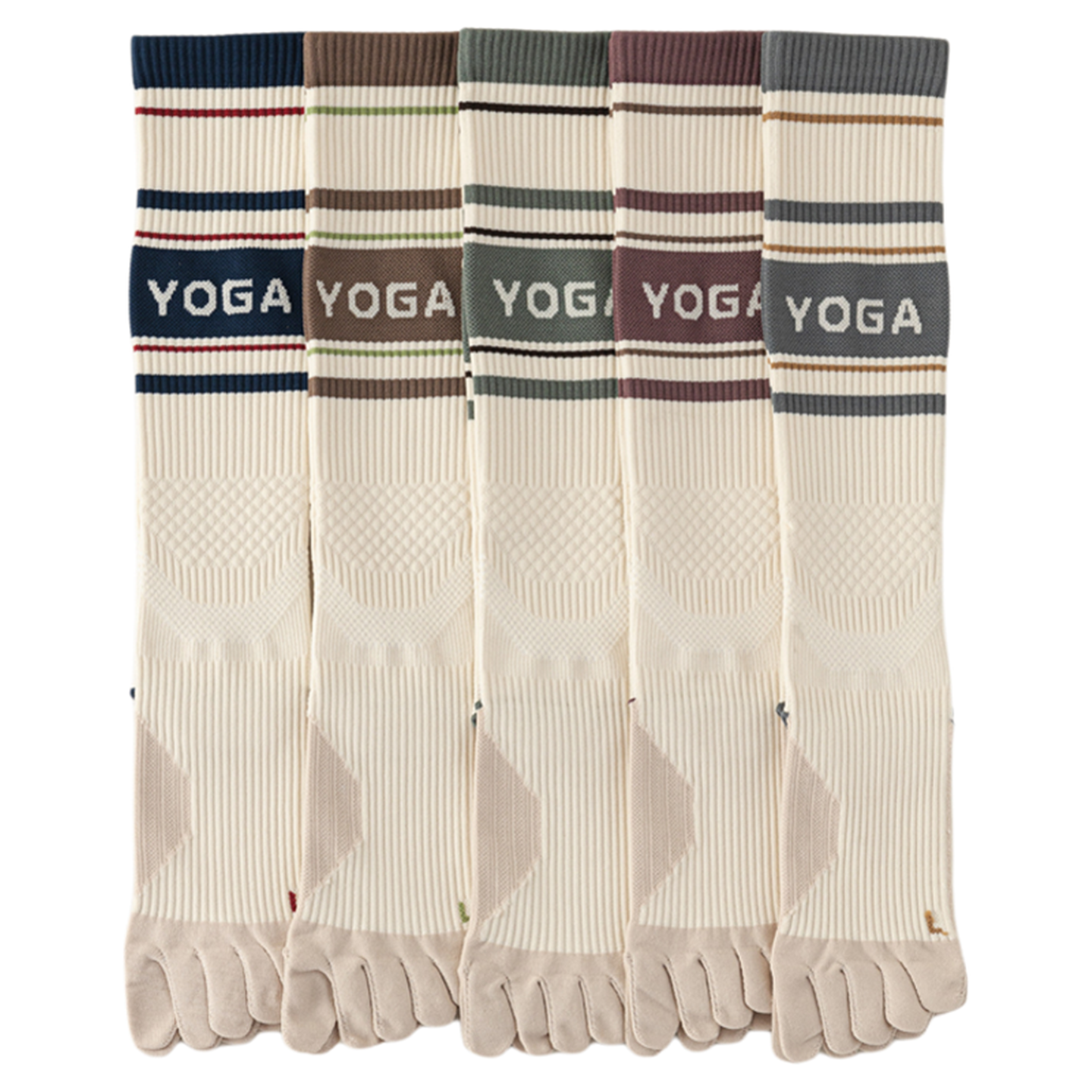 Crystorax | Women’s Five-Finger Socks with Split-Toe Knit Design