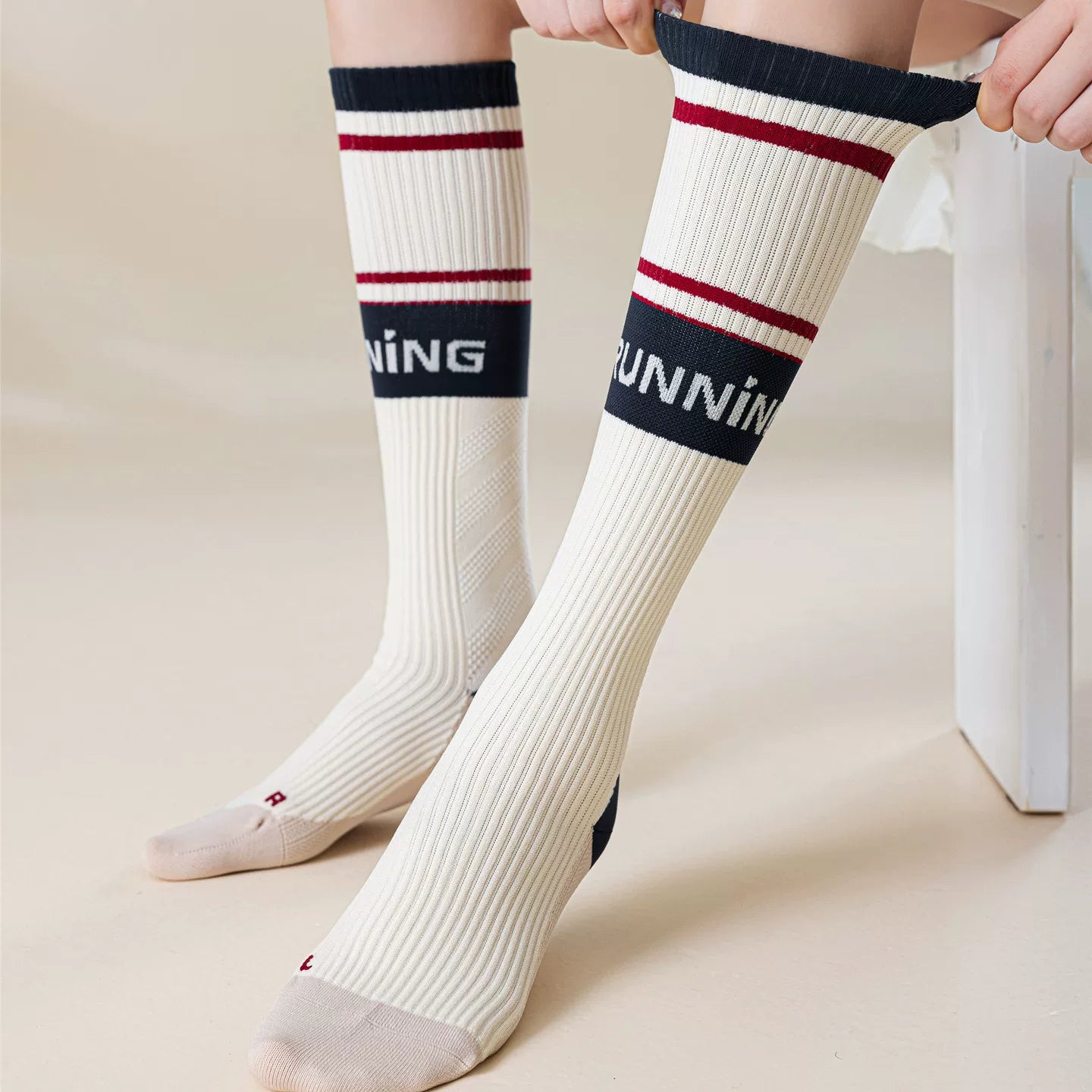 Crystorax | Women’s Calf-Length Knit Socks for Everyday Wear