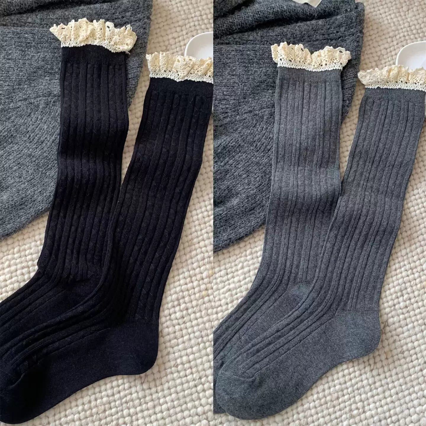 Crystorax | Women’s Everyday Calf Socks with Double-Knit Construction