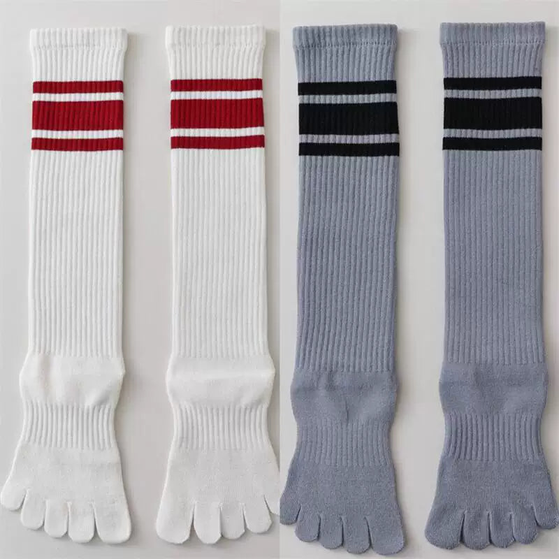 Crystorax | Women’s Long Five-Finger Socks with Split-Toe Design