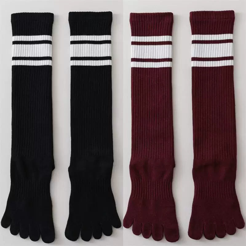 Crystorax | Women’s Long Five-Finger Socks with Split-Toe Design
