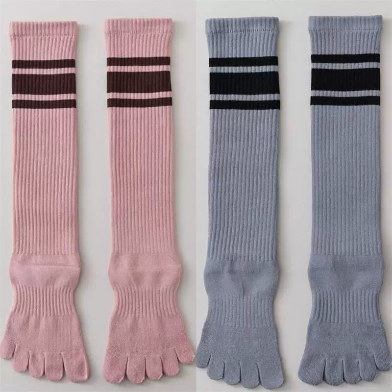 Crystorax | Women’s Long Five-Finger Socks with Split-Toe Design