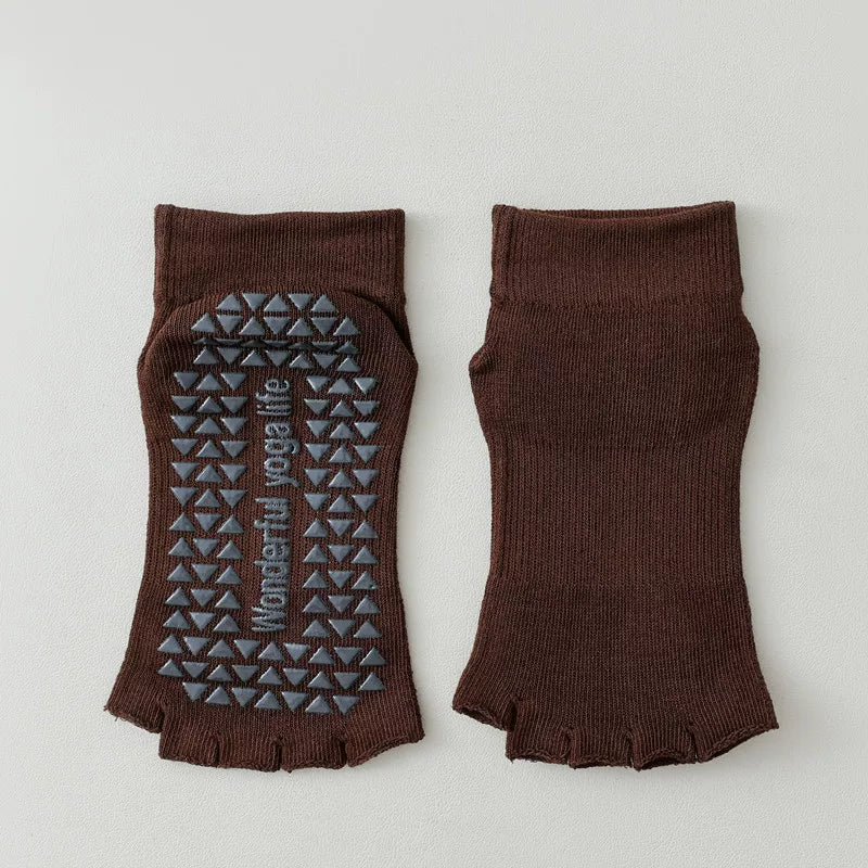 Crystorax | Women’s Open-Toe Five-Finger Yoga Socks for Spring and Summer