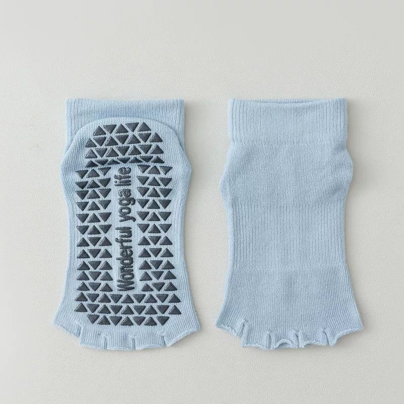Crystorax | Women’s Open-Toe Five-Finger Yoga Socks for Spring and Summer