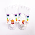 Crystorax | Colorful Toe Non-Slip Yoga Socks for Women, Short Pilates Socks for Spring and Summer Indoor Fitness