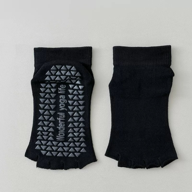 Crystorax | Women’s Open-Toe Five-Finger Yoga Socks for Spring and Summer