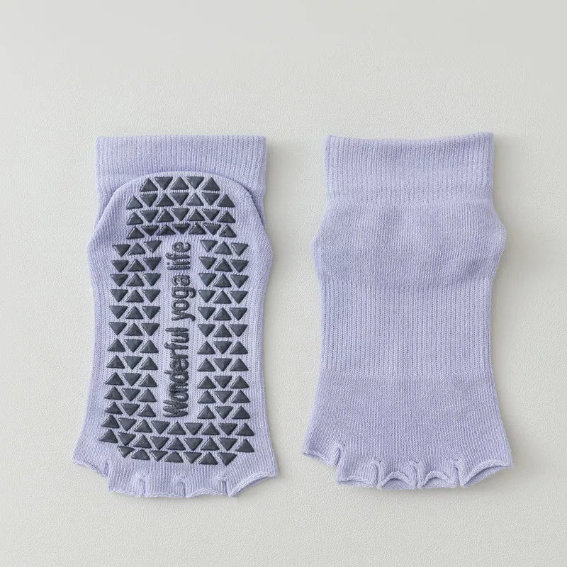 Crystorax | Women’s Open-Toe Five-Finger Yoga Socks for Spring and Summer
