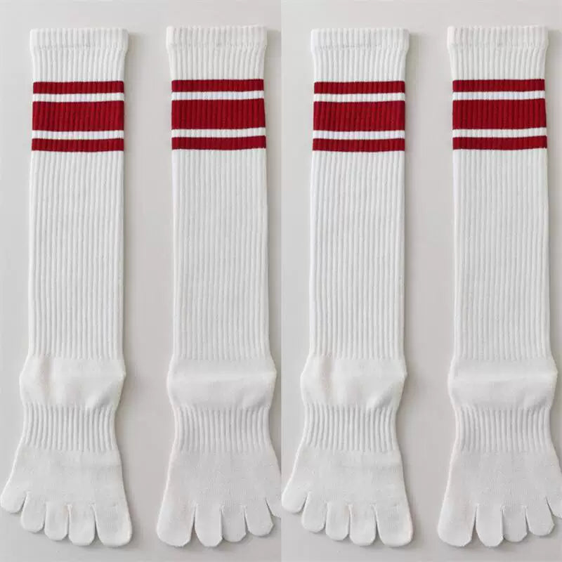 Crystorax | Women’s Long Five-Finger Socks with Split-Toe Design