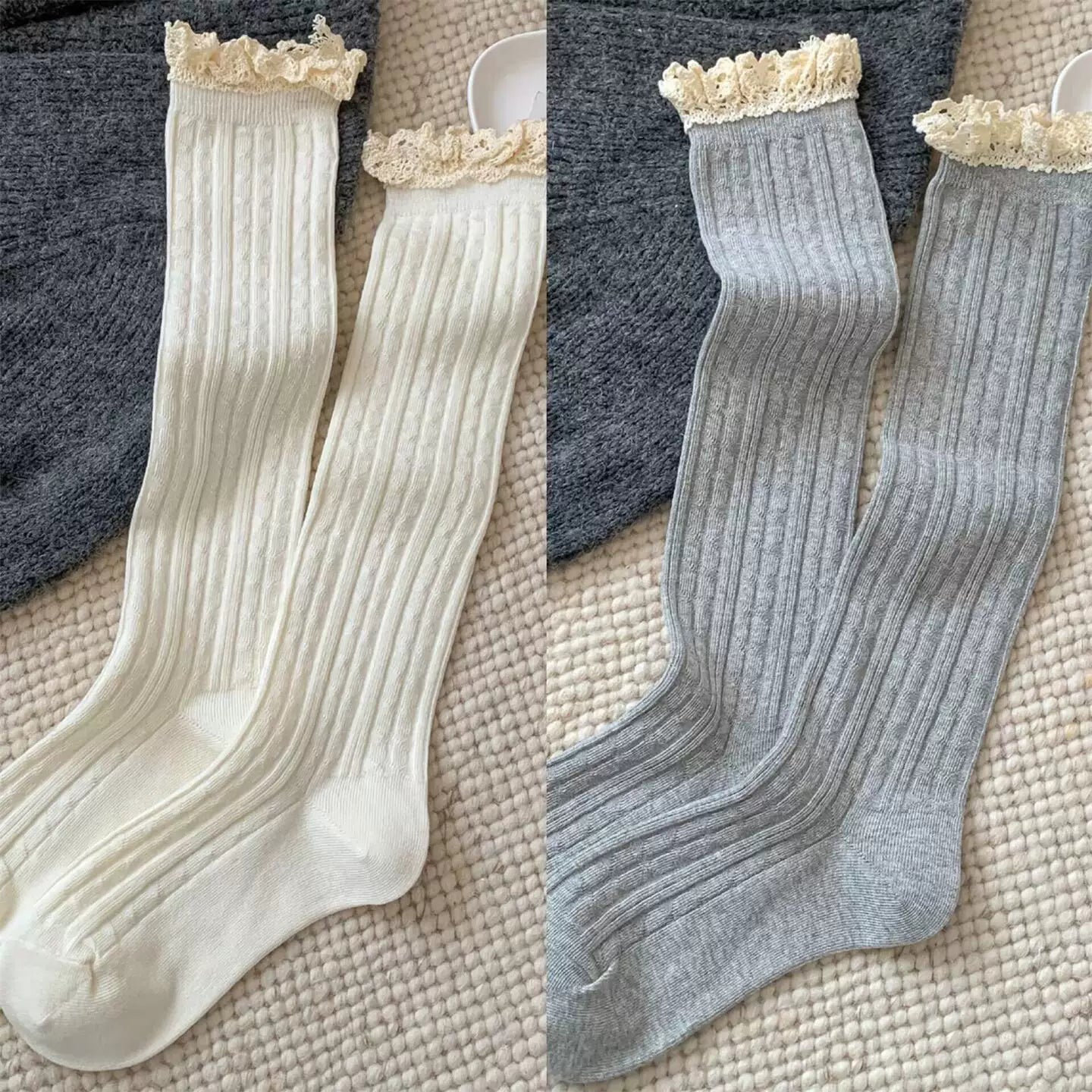 Crystorax | Women’s Everyday Calf Socks with Double-Knit Construction