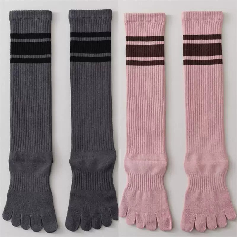 Crystorax | Women’s Long Five-Finger Socks with Split-Toe Design