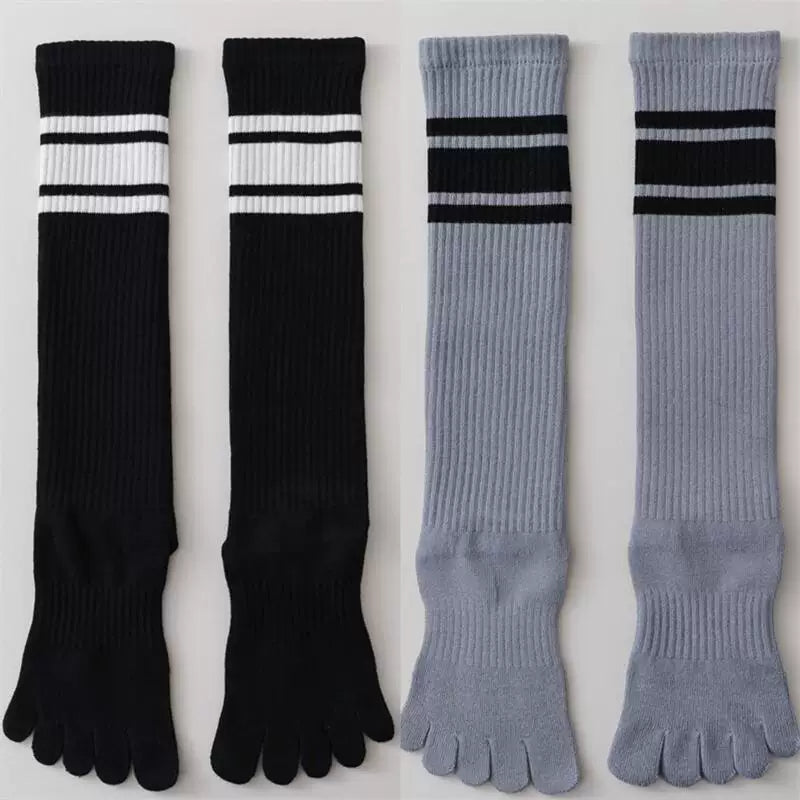 Crystorax | Women’s Long Five-Finger Socks with Split-Toe Design