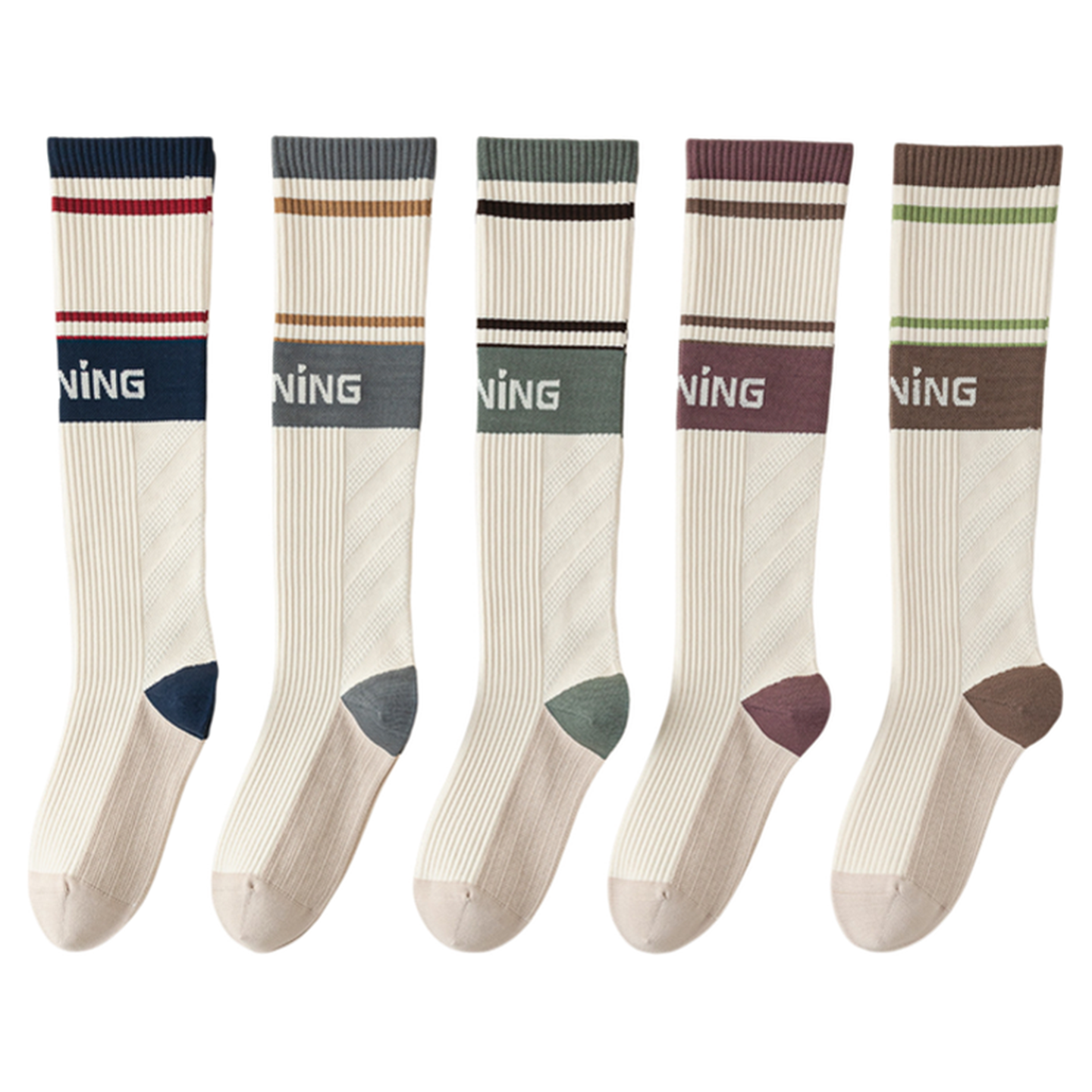 Crystorax | Women’s Calf-Length Knit Socks for Everyday Wear