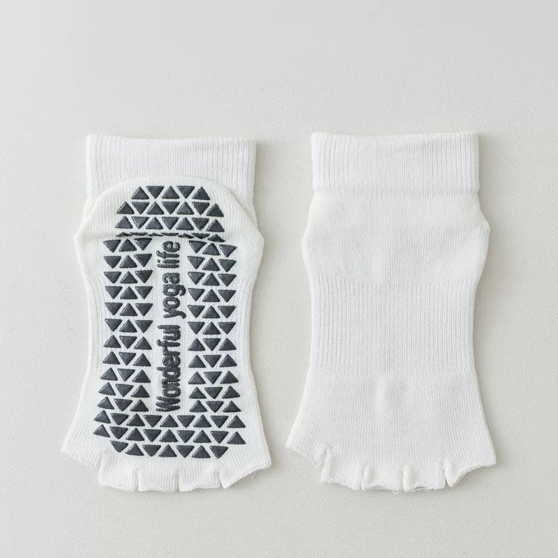 Crystorax | Women’s Open-Toe Five-Finger Yoga Socks for Spring and Summer