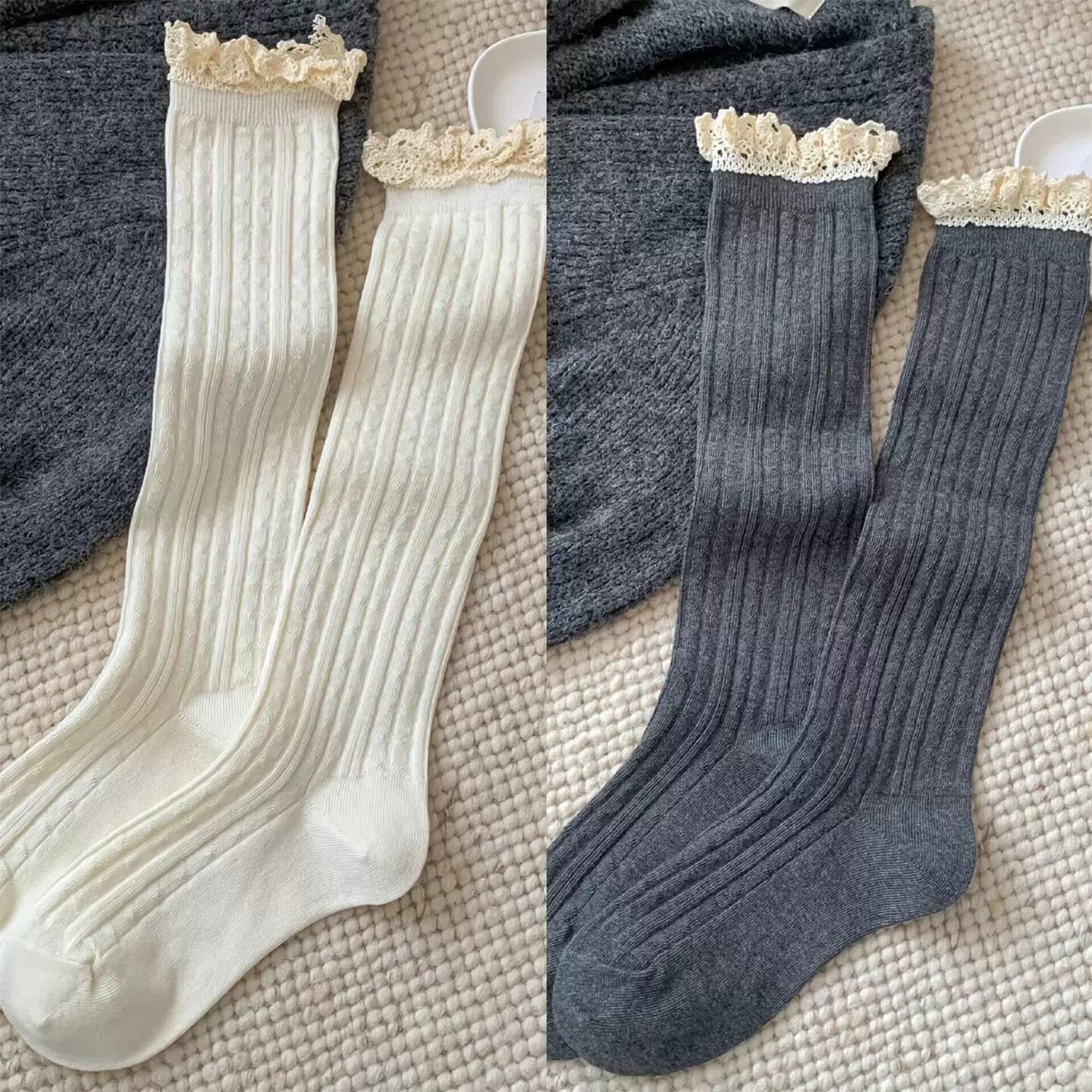 Crystorax | Women’s Everyday Calf Socks with Double-Knit Construction