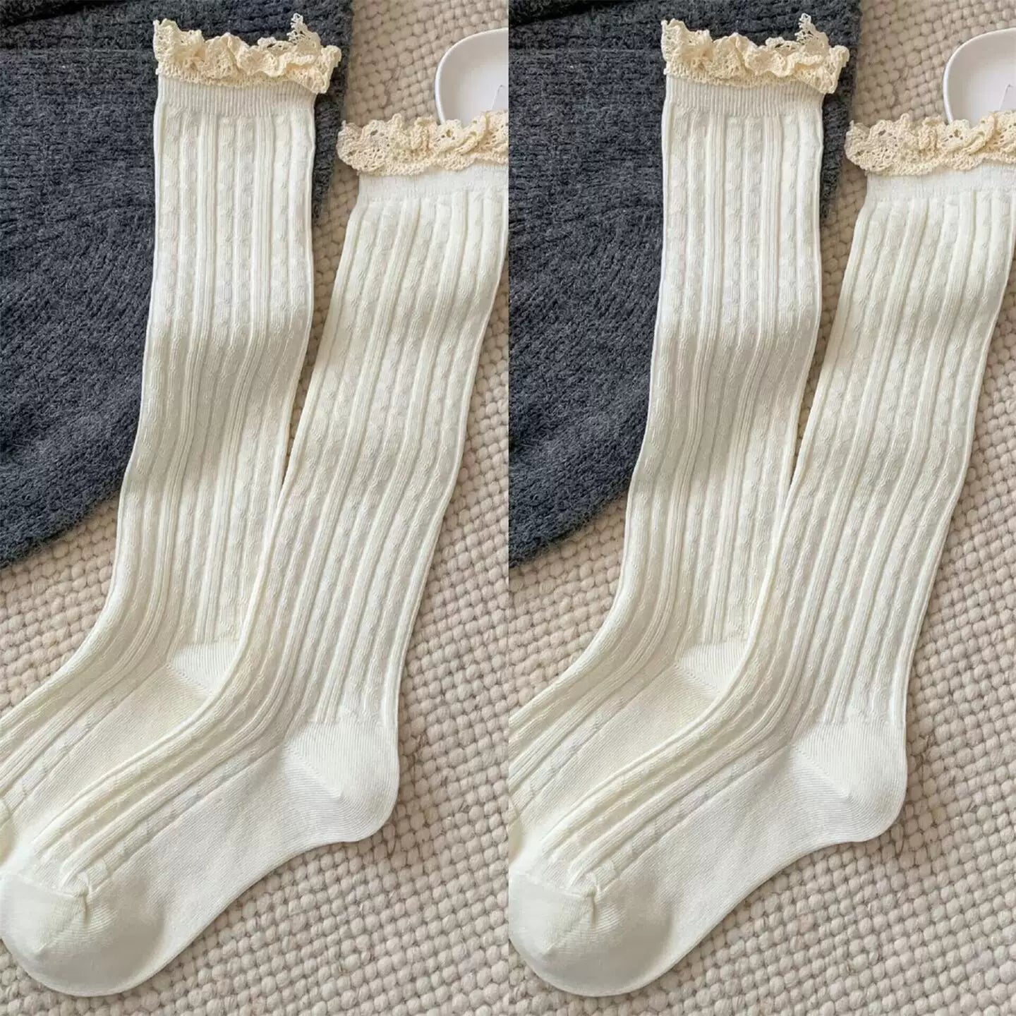 Crystorax | Women’s Everyday Calf Socks with Double-Knit Construction