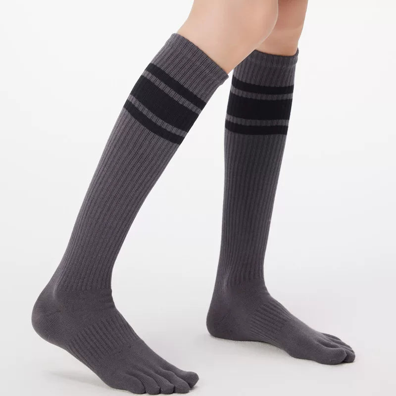 Crystorax | Women’s Long Five-Finger Socks with Split-Toe Design