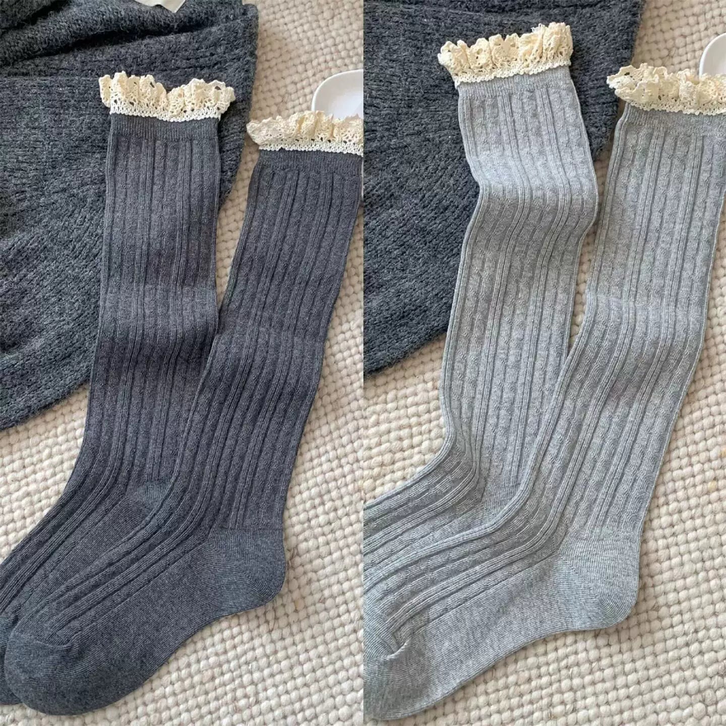 Crystorax | Women’s Everyday Calf Socks with Double-Knit Construction