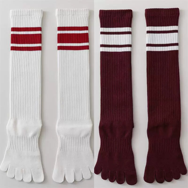 Crystorax | Women’s Long Five-Finger Socks with Split-Toe Design
