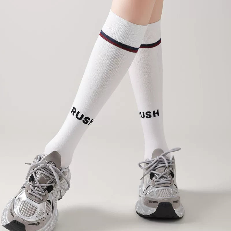 Crystorax | Women’s Mid-High Calf Socks with Soft Pile Knit