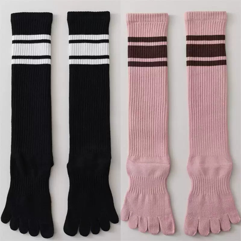 Crystorax | Women’s Long Five-Finger Socks with Split-Toe Design