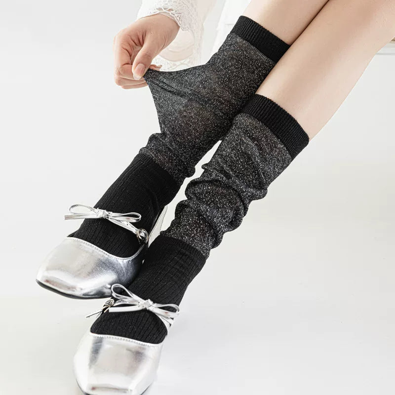 Crystorax | Lightweight Knee-Length Socks for Women Daily Use