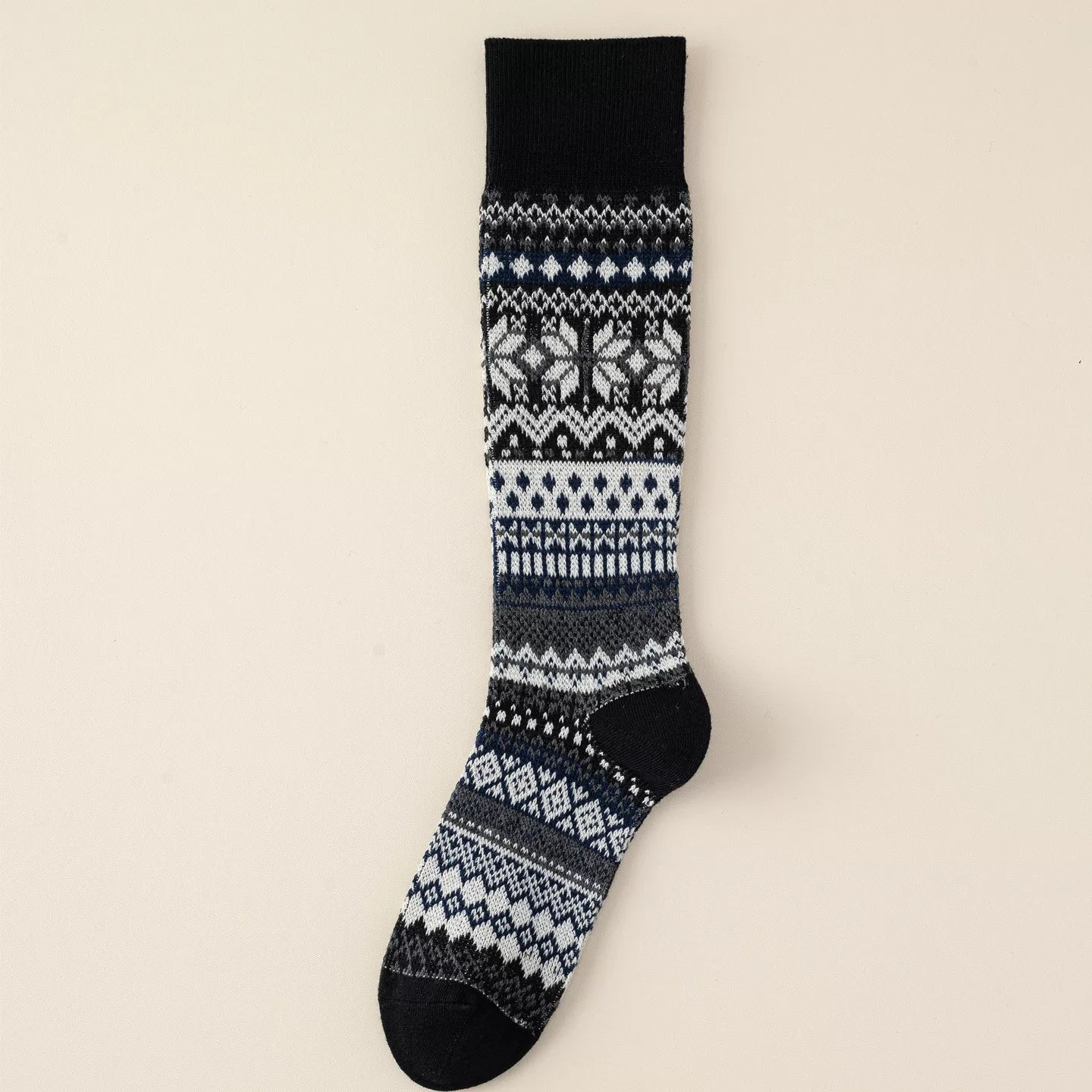 Crystorax | Women’s Cotton Calf Socks with Double-Knit Structure