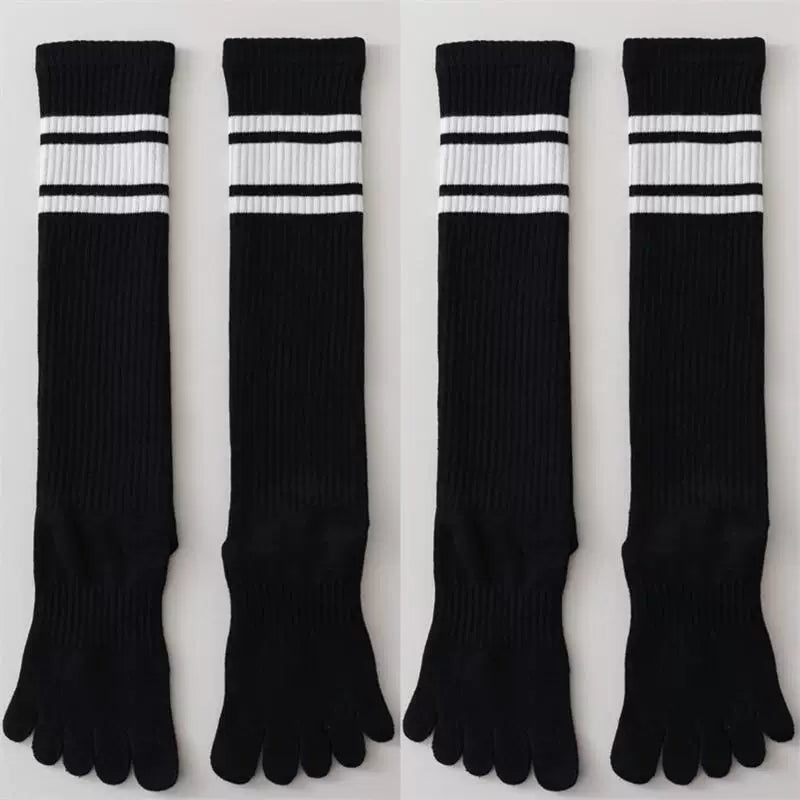 Crystorax | Women’s Long Five-Finger Socks with Split-Toe Design