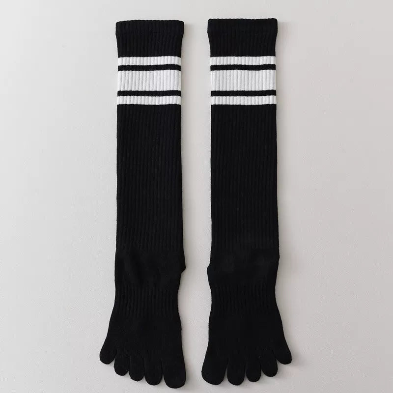 Crystorax | Women’s Long Five-Finger Socks with Split-Toe Design