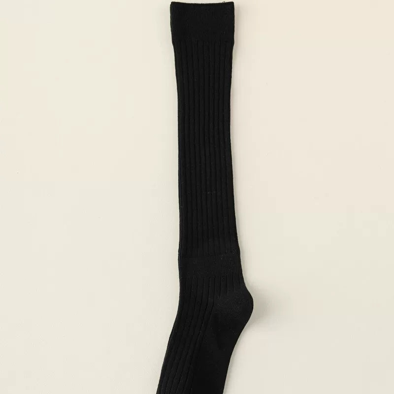 Crystorax | Knee-Length Striped Socks for Women with Lightweight Knit
