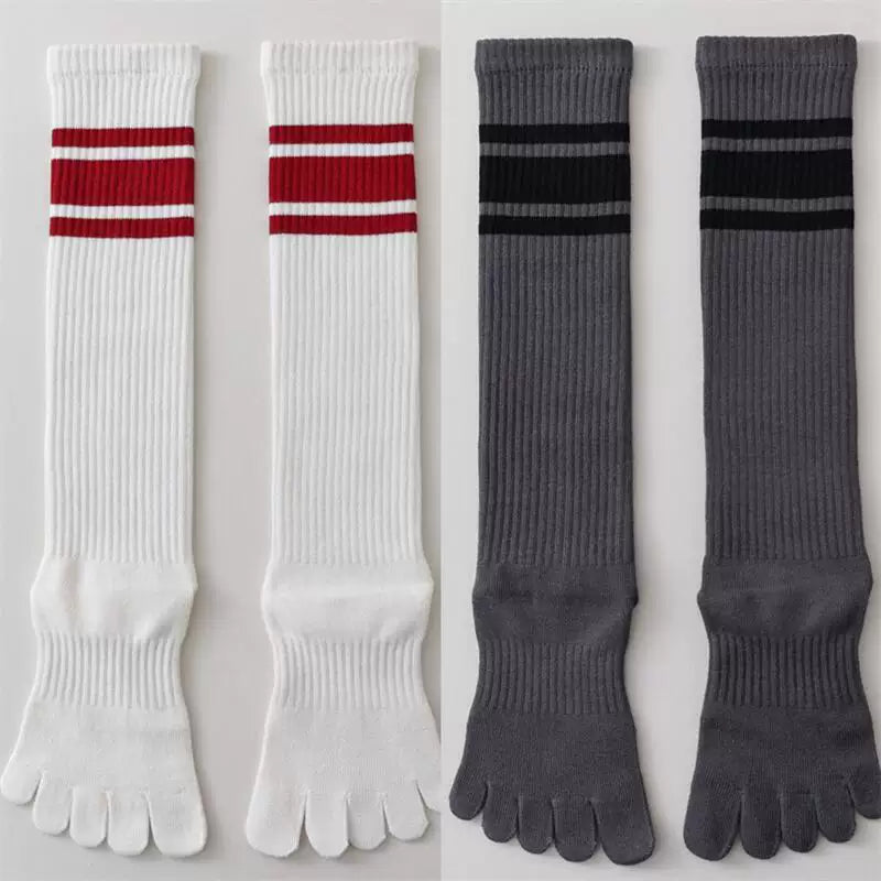 Crystorax | Women’s Long Five-Finger Socks with Split-Toe Design