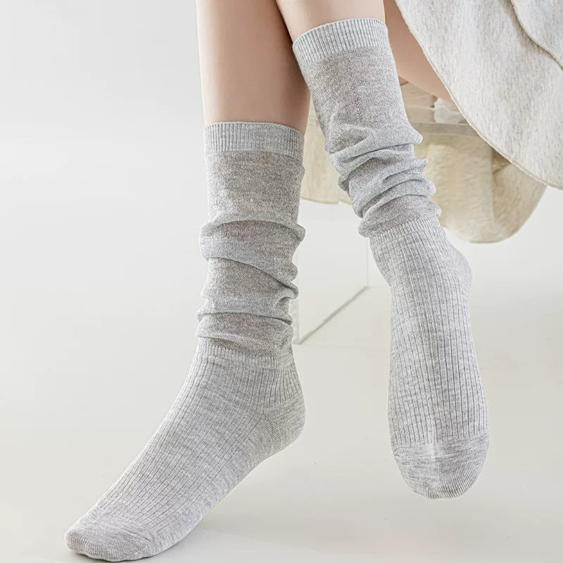 Crystorax | Lightweight Knee-Length Socks for Women Daily Use